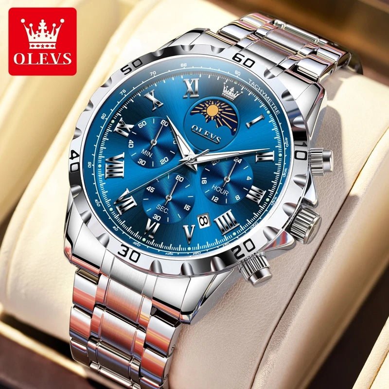 Montre de lune OLEVS pour hommes
