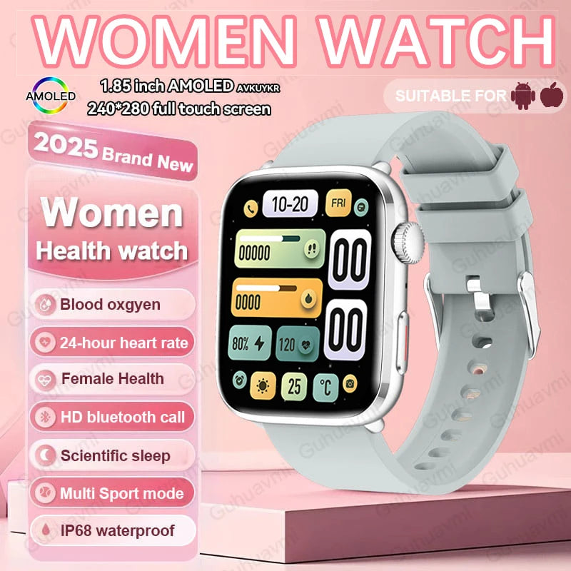 Montre intelligente Xiaomi 2025, pour les femmes. Dotée d'une technologie AI avancée