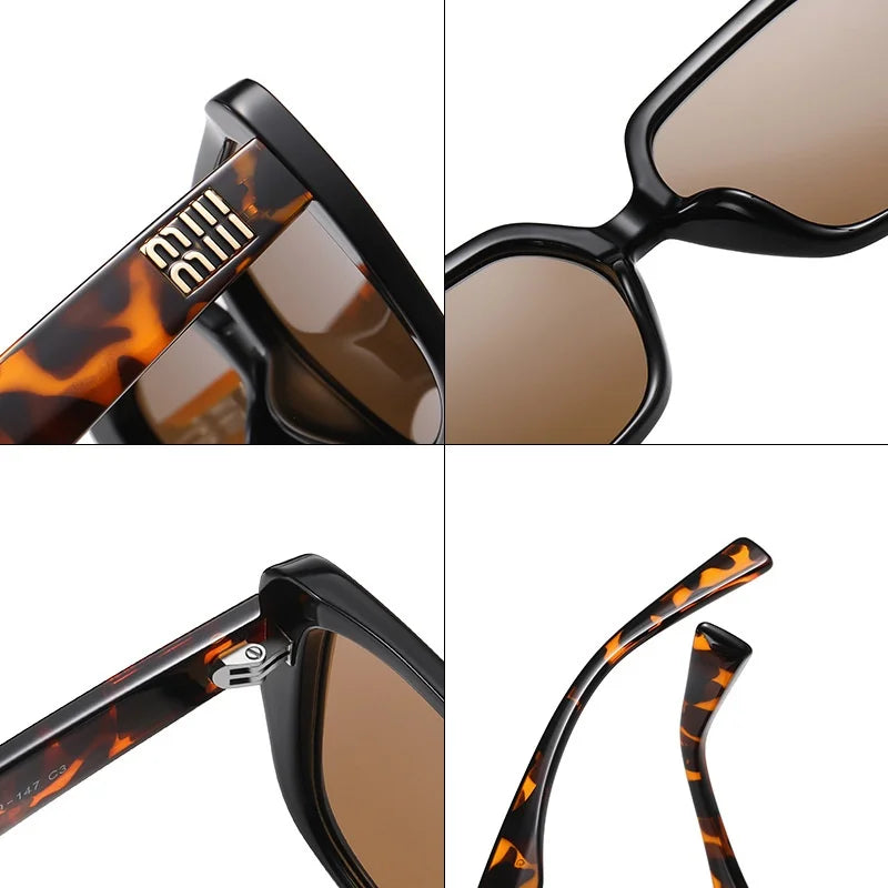 Lunettes de soleil polarisées carrées  pour hommes et femmes