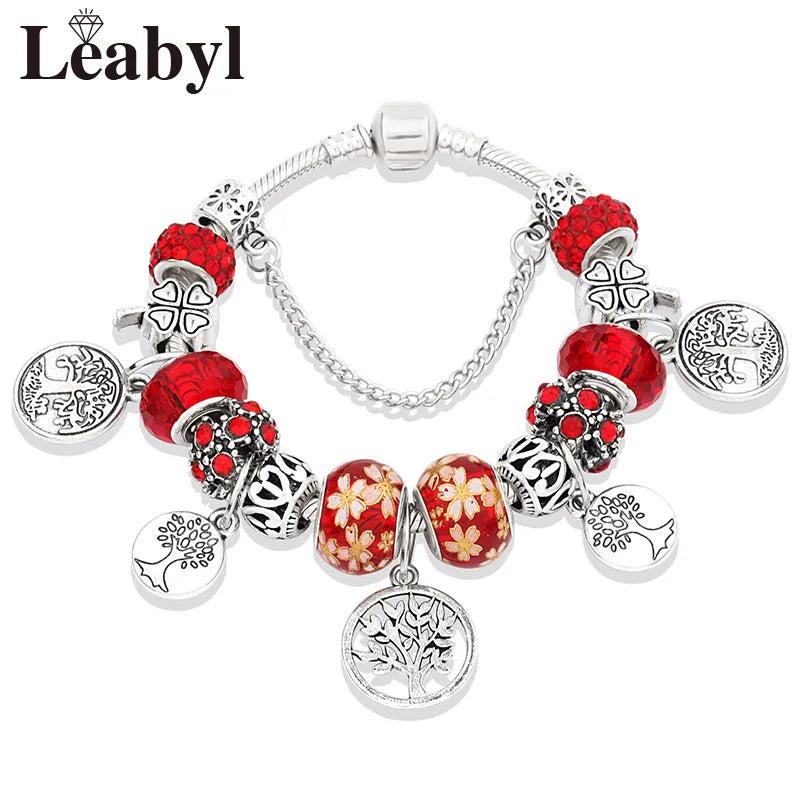 Bracelet Charme Arbre de Vie Tibétain Antique