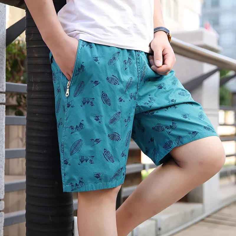 Shorts de plage en coton  pour hommes