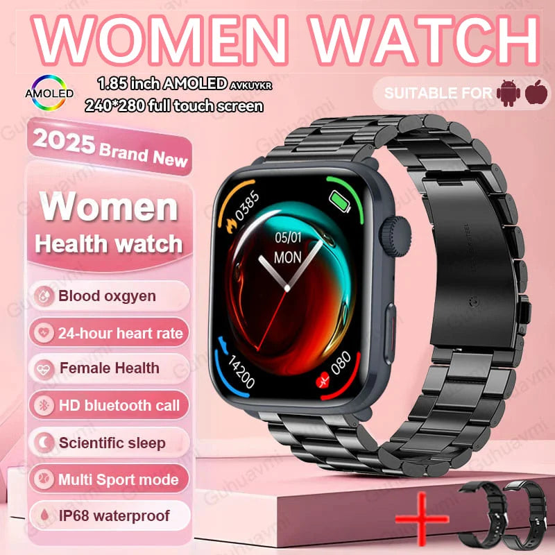 Montre intelligente Xiaomi 2025, pour les femmes. Dotée d'une technologie AI avancée