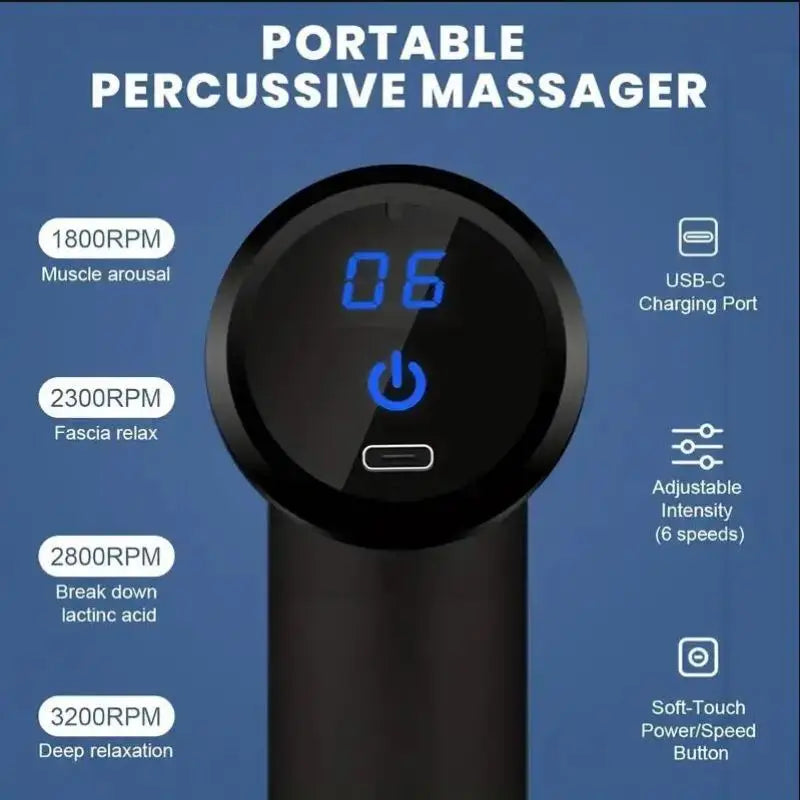 Pistolet de massage portable