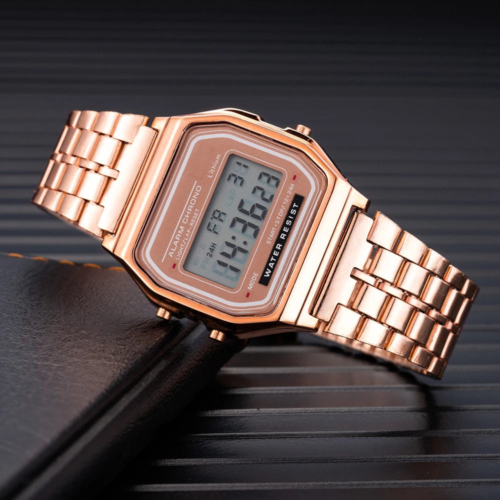 Montre numérique LED  pour les hommes et les femmes