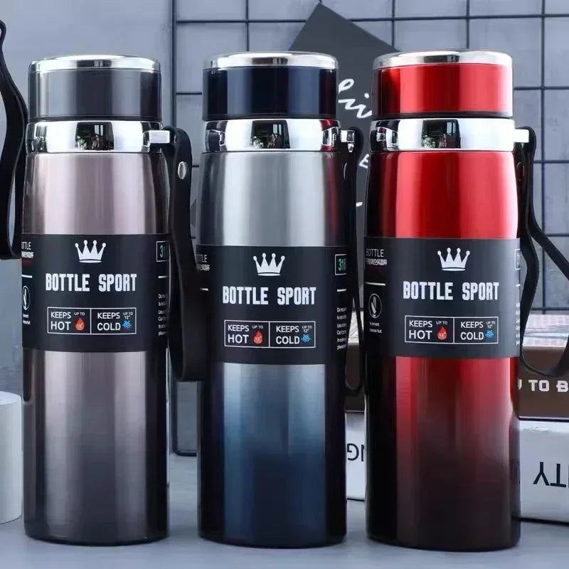 Gardez vos boissons chaudes ou froides pendant des heures avec la Thermos en acier inoxydable