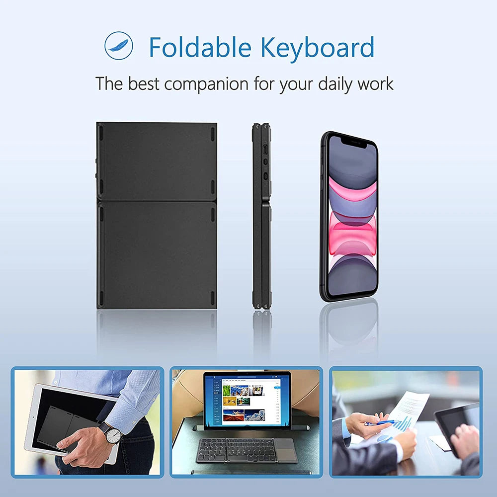 Clavier pliable sans fil Bluetooth pour, IOS, Android et Windows.