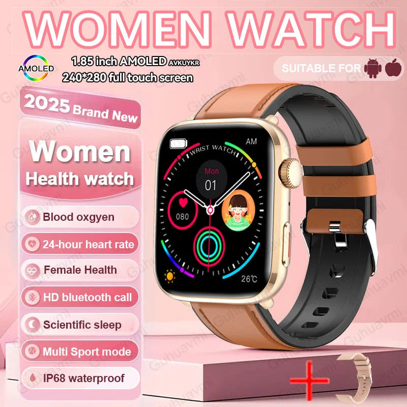 Montre intelligente Xiaomi 2025, pour les femmes. Dotée d'une technologie AI avancée