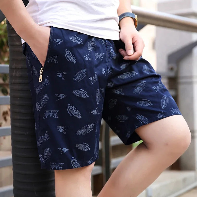Shorts de plage en coton  pour hommes