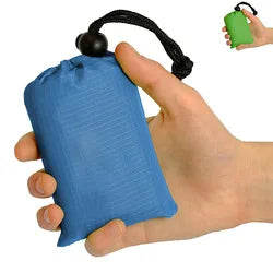 Nylon Pockets, Five-color Patchwork Picnic Mats, Mini Waterproof Tartan Cloth, Moisture-proof Beach Blankets