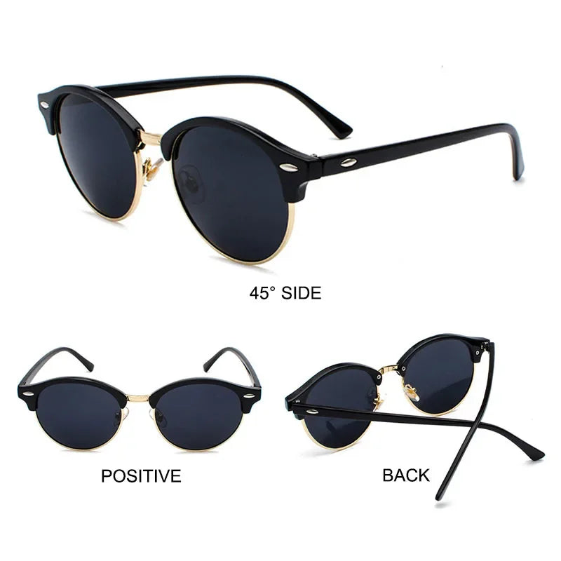 Lunettes de soleil rétro TR90 pour hommes et pour femmes