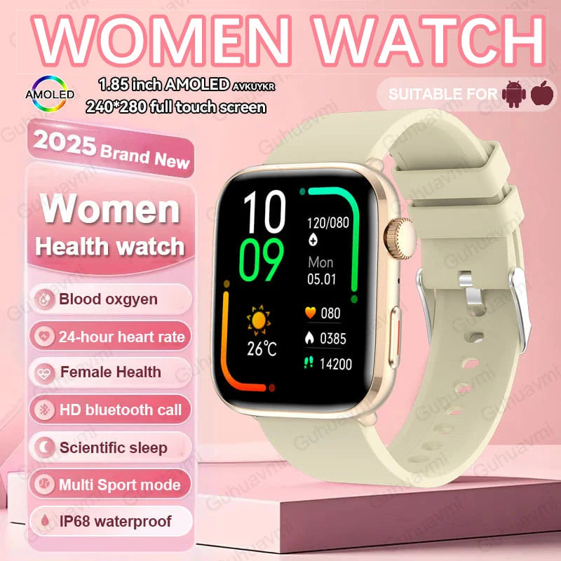 Montre intelligente Xiaomi 2025, pour les femmes. Dotée d'une technologie AI avancée