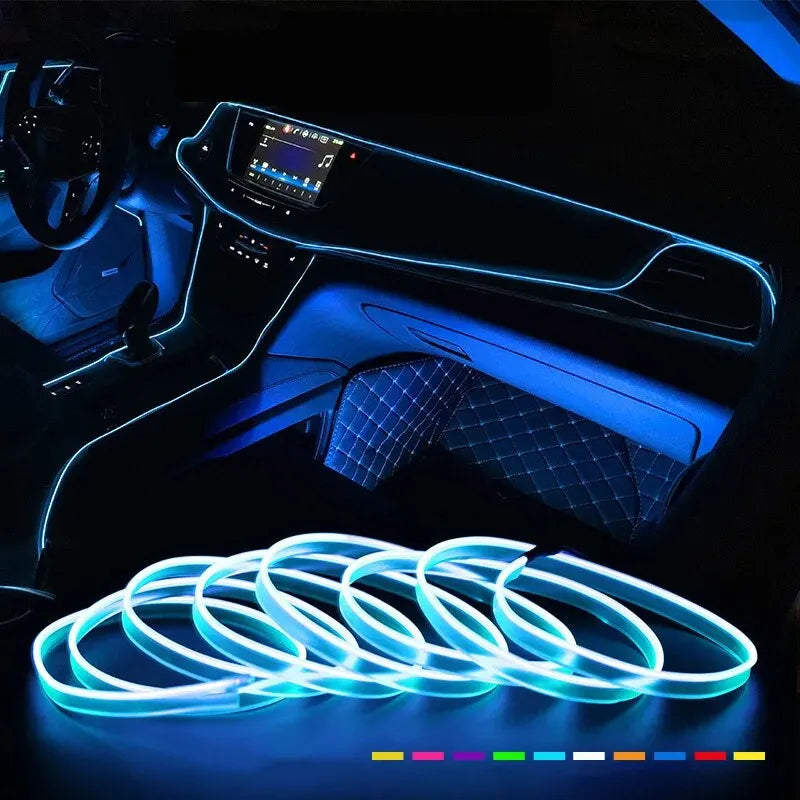 LED de décoration intérieure USB de 5M pour voiture