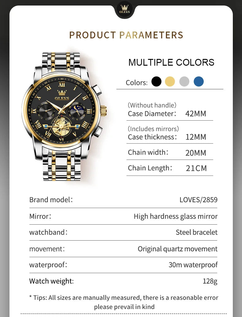 Montres OLEVS pour hommes