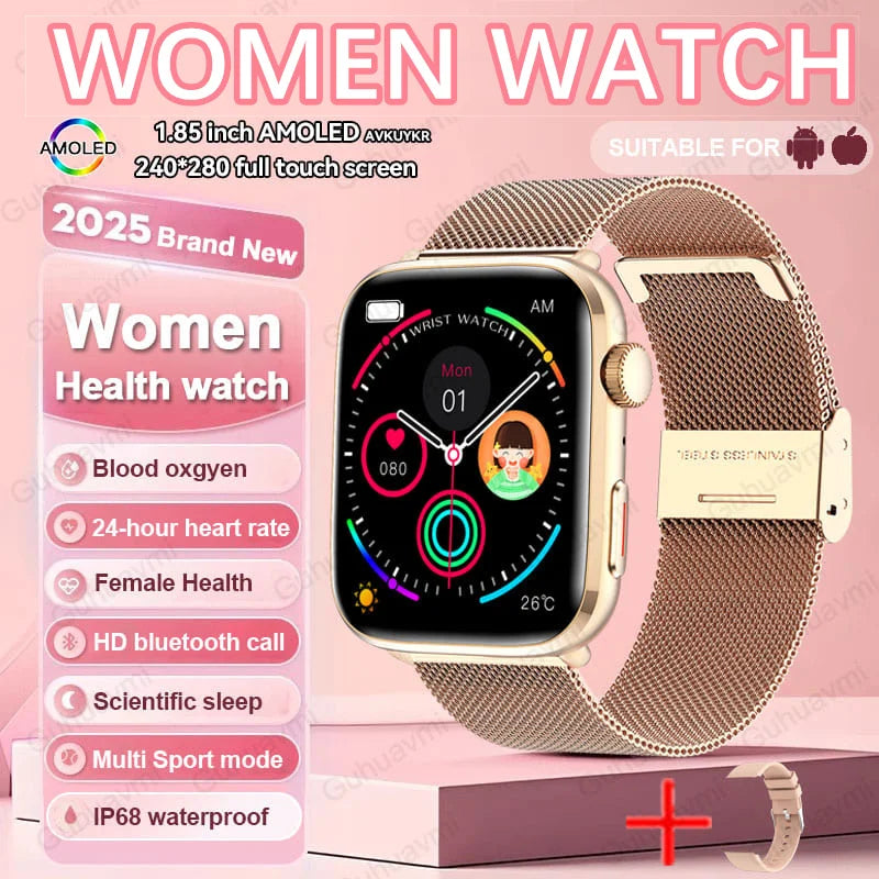 Montre intelligente Xiaomi 2025, pour les femmes. Dotée d'une technologie AI avancée