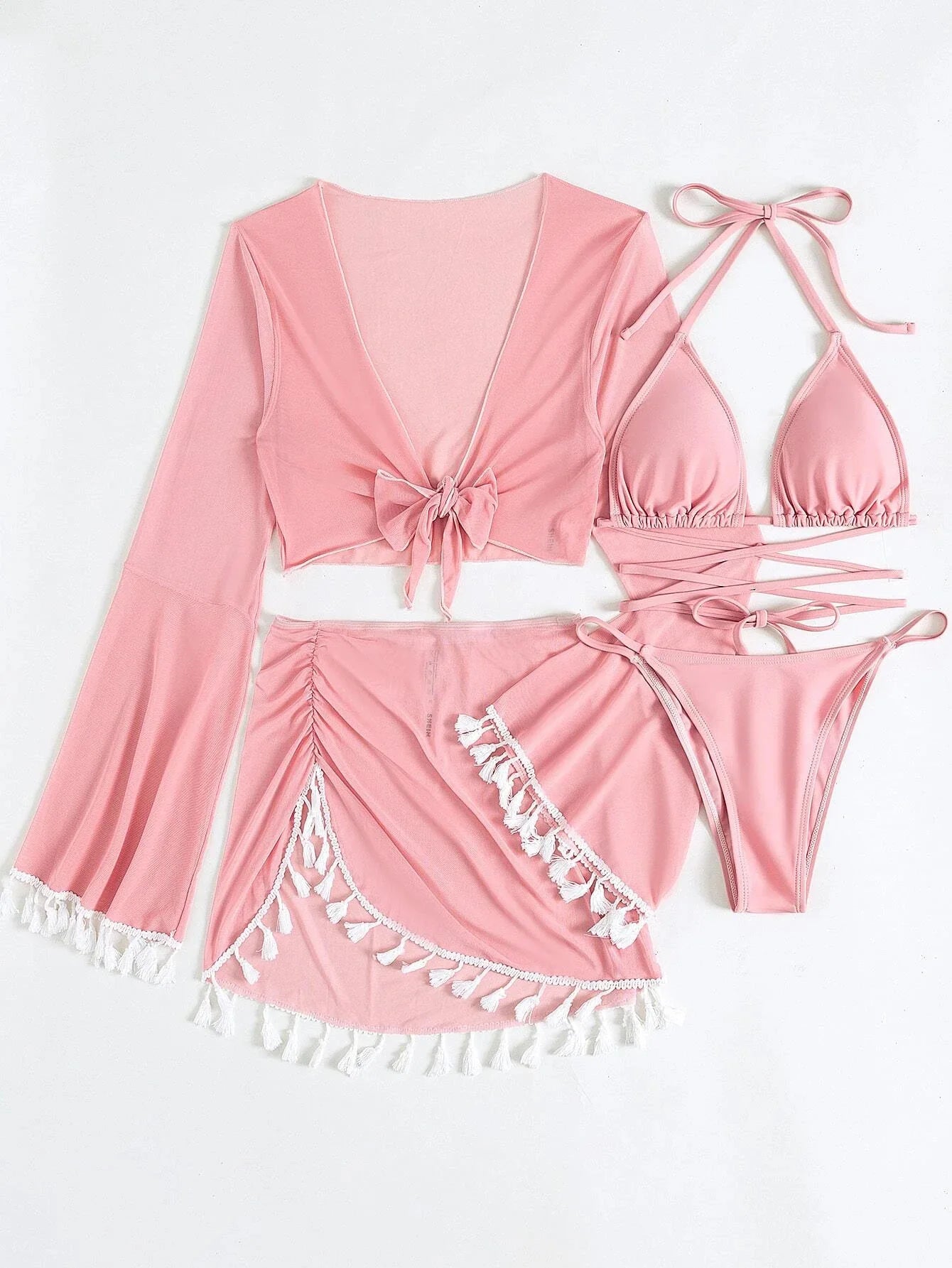 Maillot de bain 4 pièces pour femmes