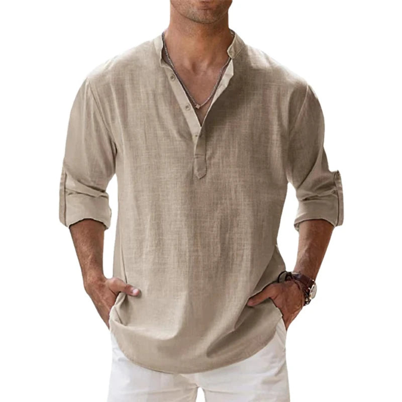 Chemises en lin pour hommes
