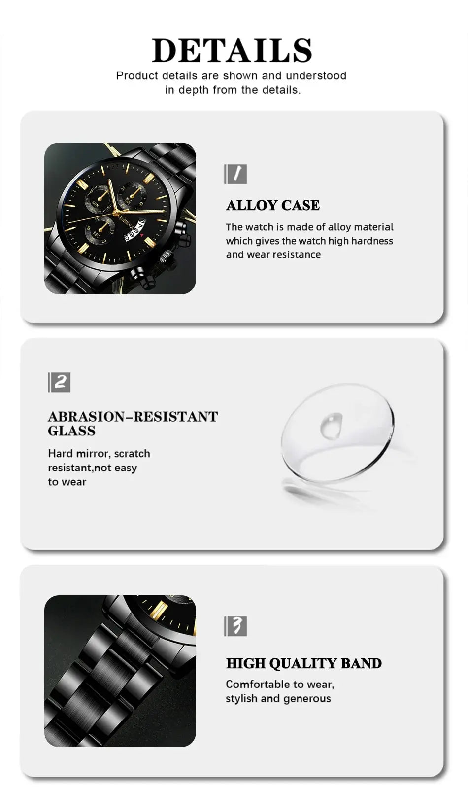 Montre DEYROS modèle S698 pour hommes