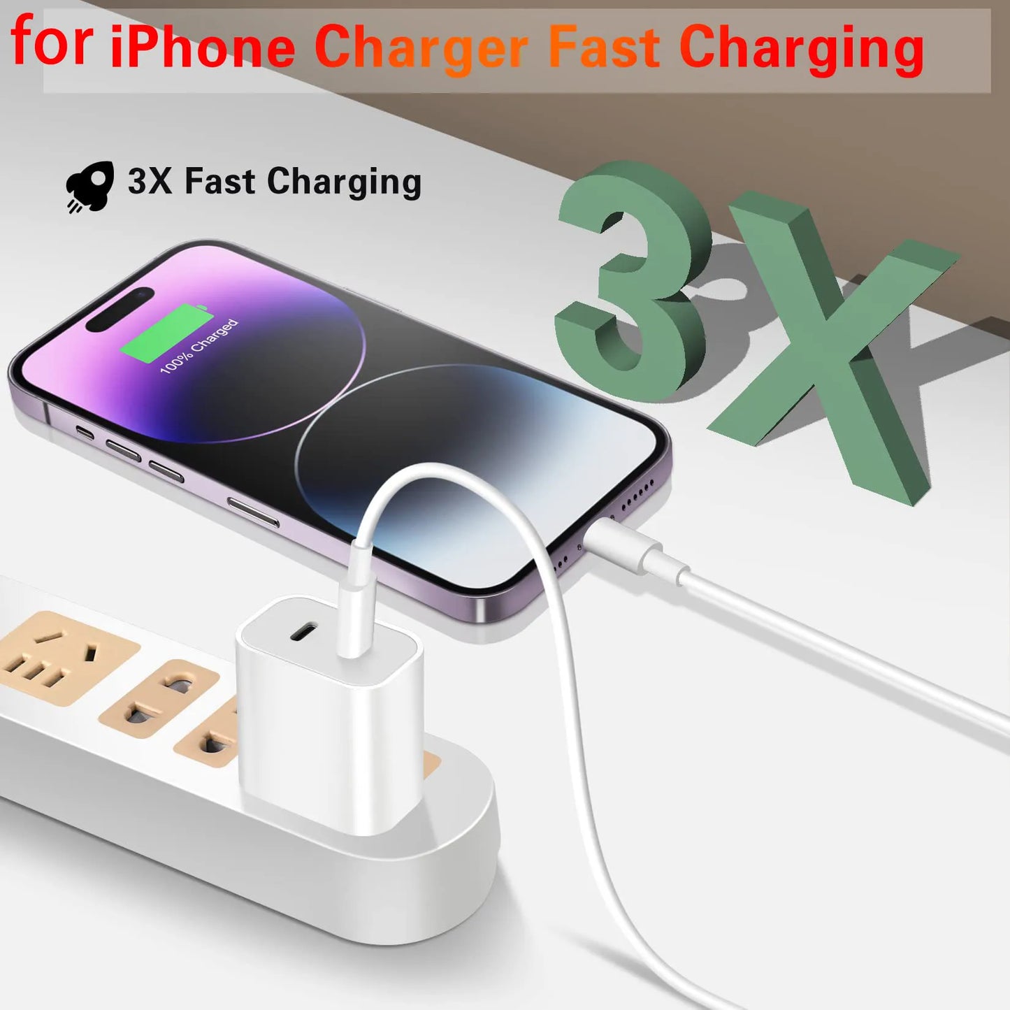 Chargeur rapide double USB C de 40W