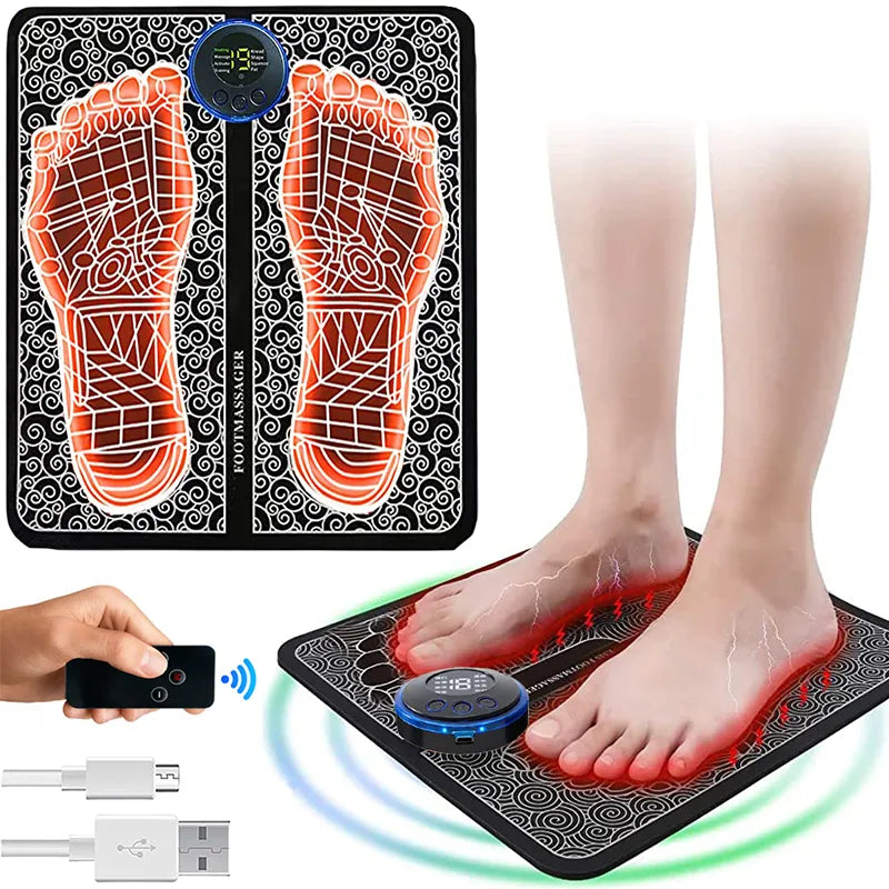 Tapis de massage EMS rechargeable.