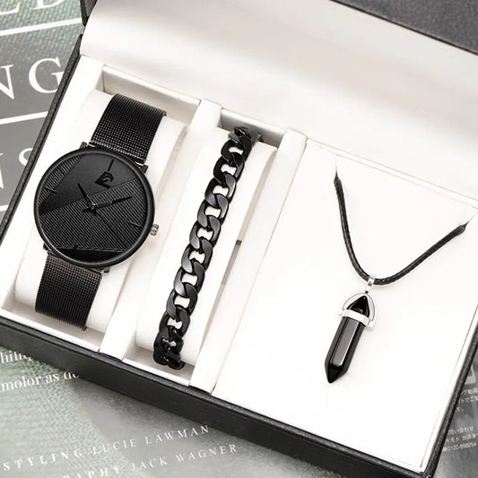 Montre pour homme 3PCS
