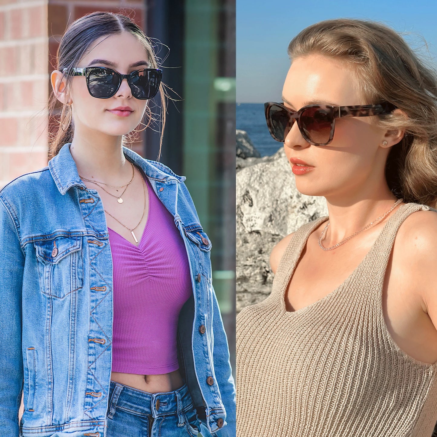Lunettes de soleil ZENOTTIC  pour femmes