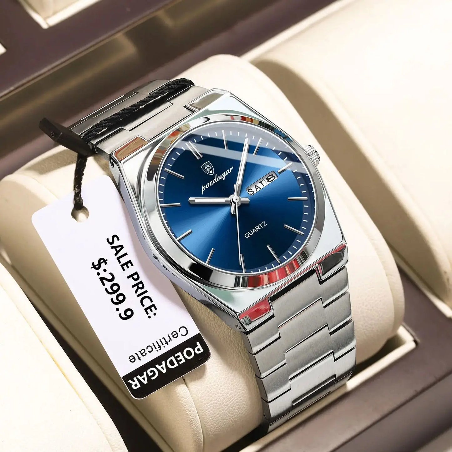 Montre de luxe POEDAGAR pour homme