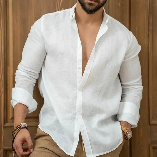 Chemise en lin pour homme
