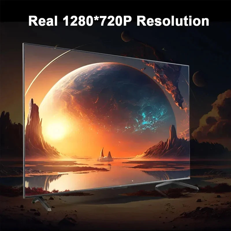 Projecteur 4K Android jusqu'à 200 pouces