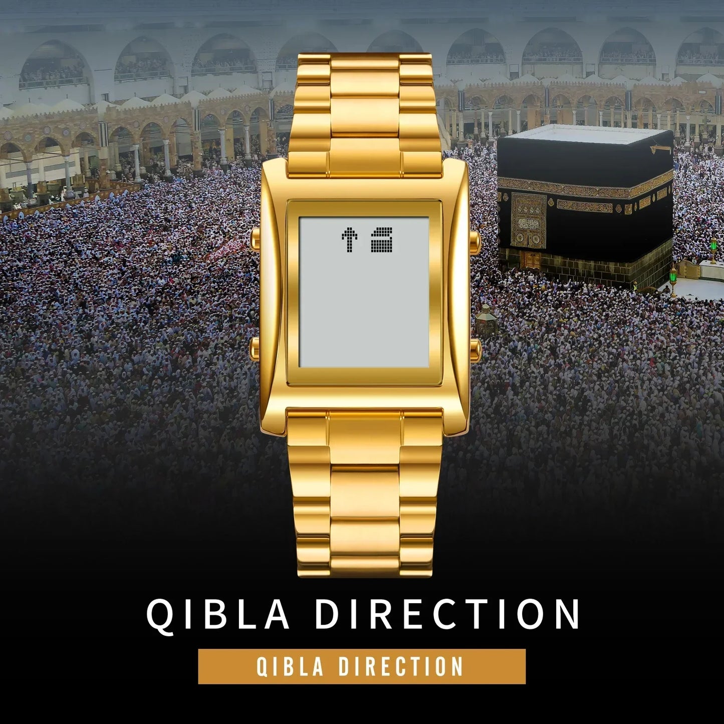 Montres pour hommes et femmes SKMEi 1815 Muslim Qibla