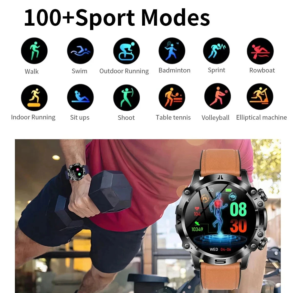 Montre intelligente pour hommes