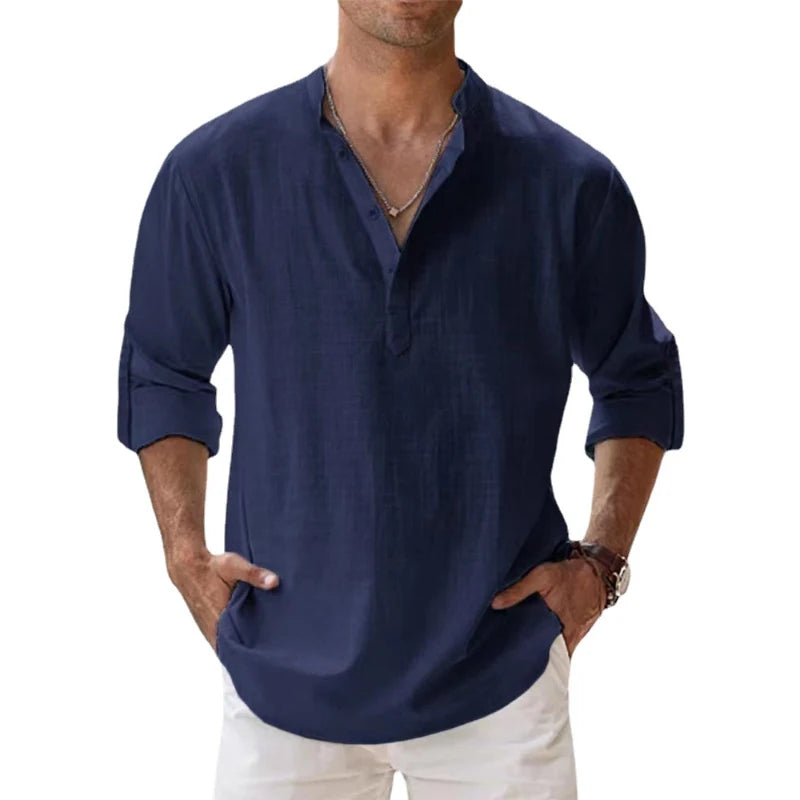 Chemises en lin pour hommes