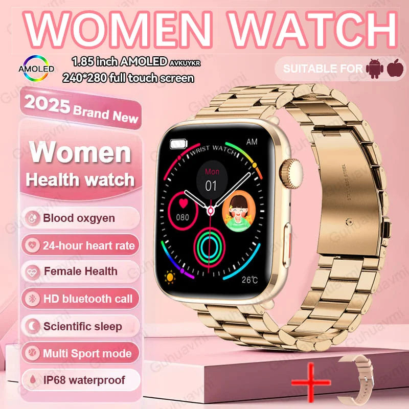 Montre intelligente Xiaomi 2025, pour les femmes. Dotée d'une technologie AI avancée