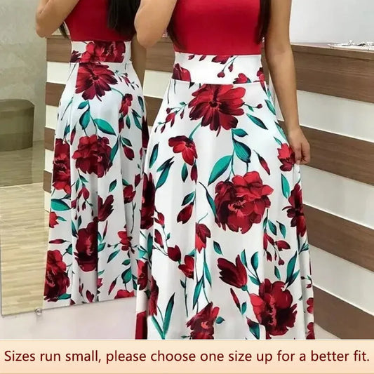 Robe avec un imprimé floral