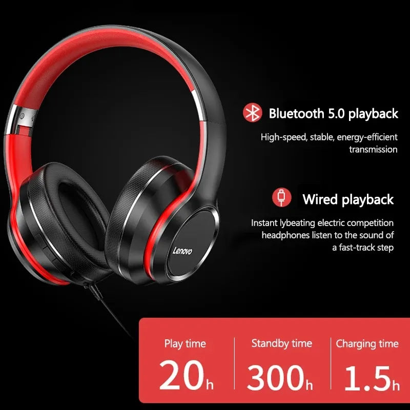 Casque audio Lenovo HD200 Bluetooth