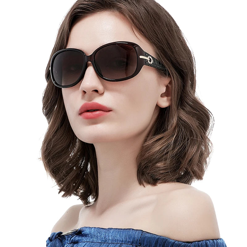 Lunettes de soleil polarisées pour femmes, modèle ZENOTTIC