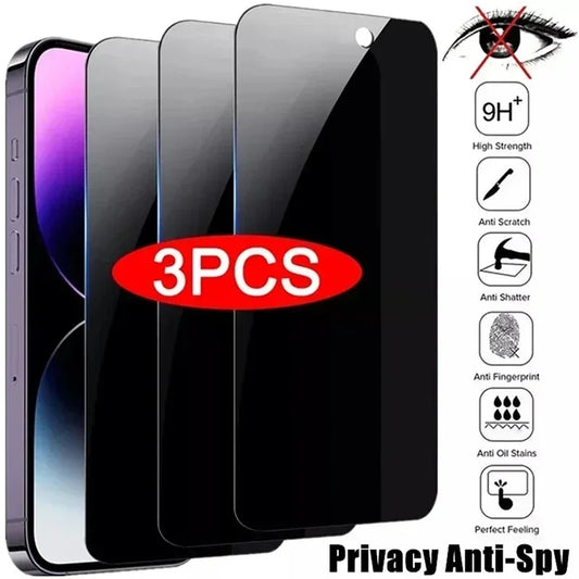 Protections d'écran pour iPhone, anti-spy