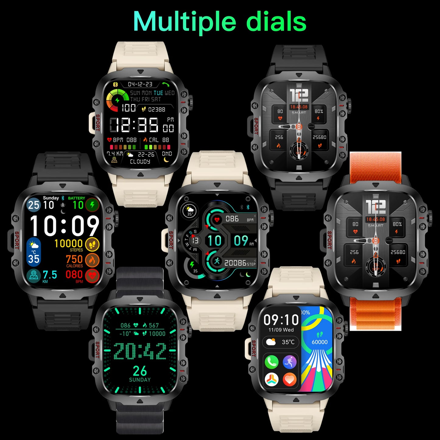 Montre intelligente pour hommes