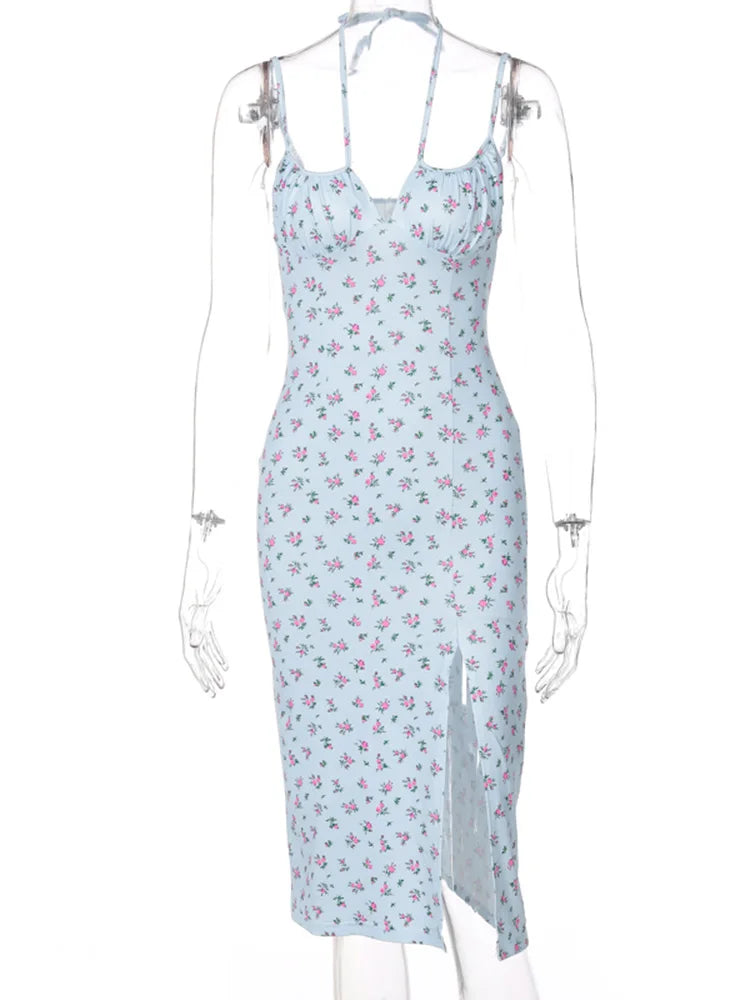 Hugcitar-Robe longue froncée en fibre de satin