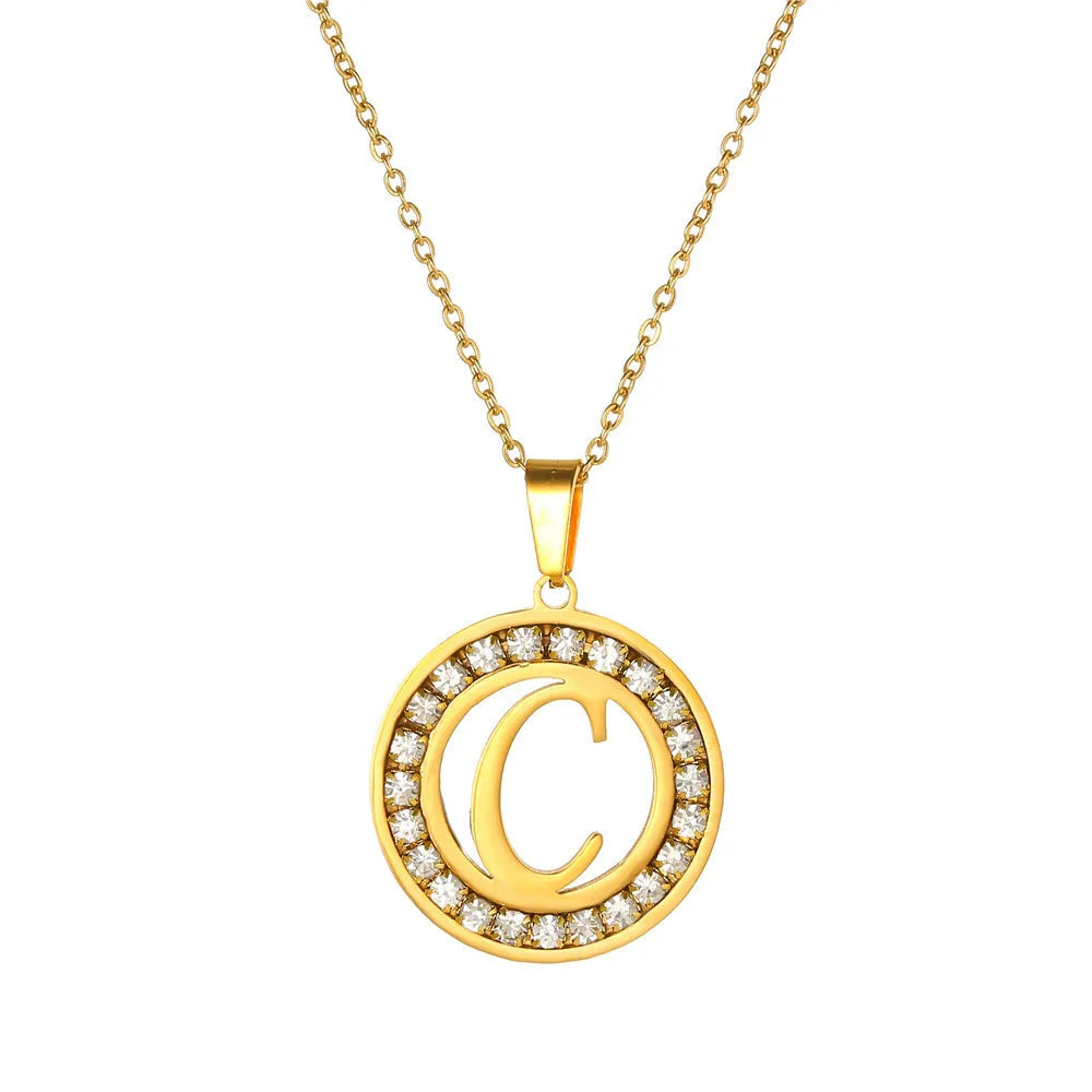 Colliers en acier inoxydable de mode pour femmes