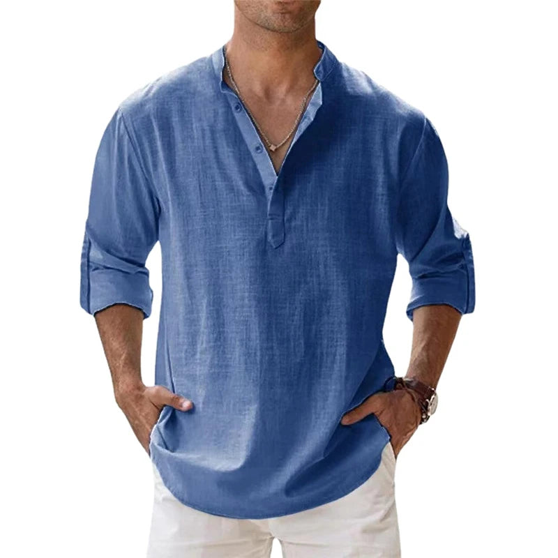 Chemises en lin pour hommes