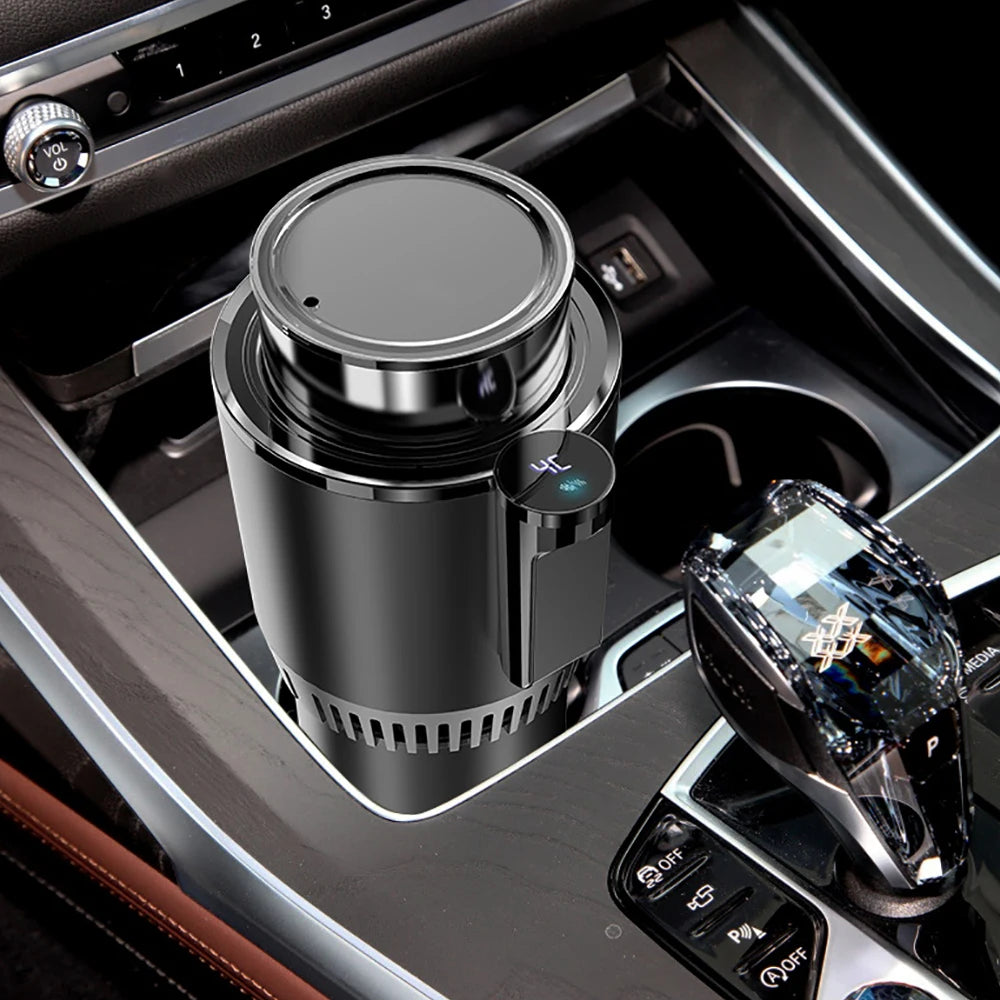 Porte-gobelet intelligent 2-en-1. Parfait pour la voiture ou la maison, il refroidit ou réchauffe