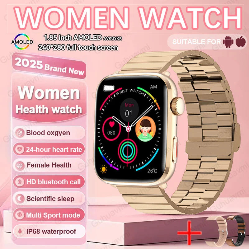 Montre intelligente Xiaomi 2025, pour les femmes. Dotée d'une technologie AI avancée