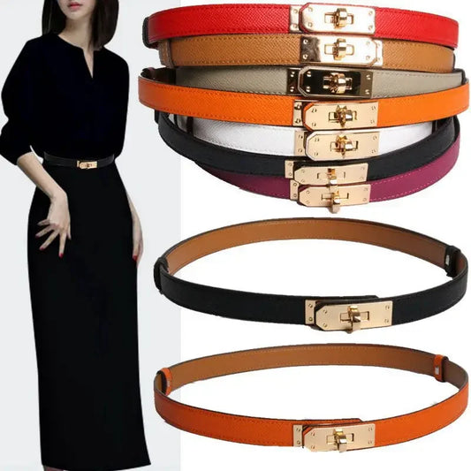 Élégante ceinture  en cuir pour femme