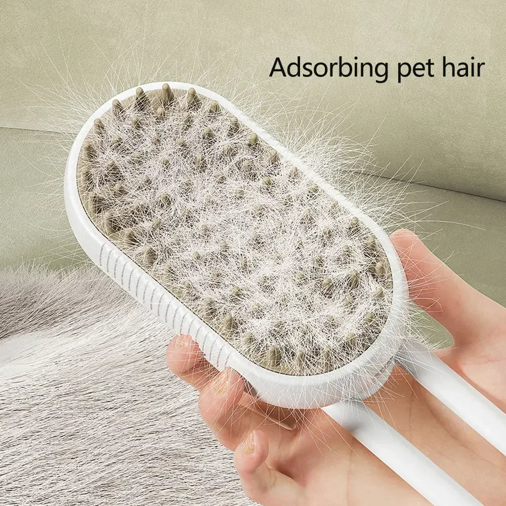 Brosse à vapeur pour chat