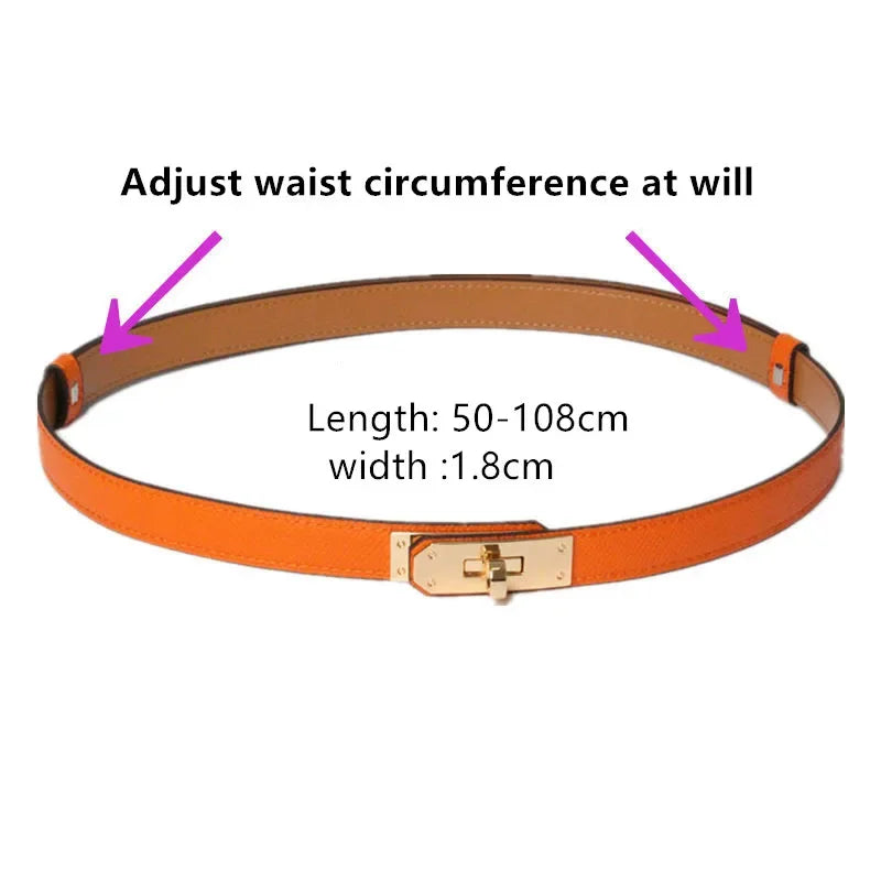 Élégante ceinture  en cuir pour femme