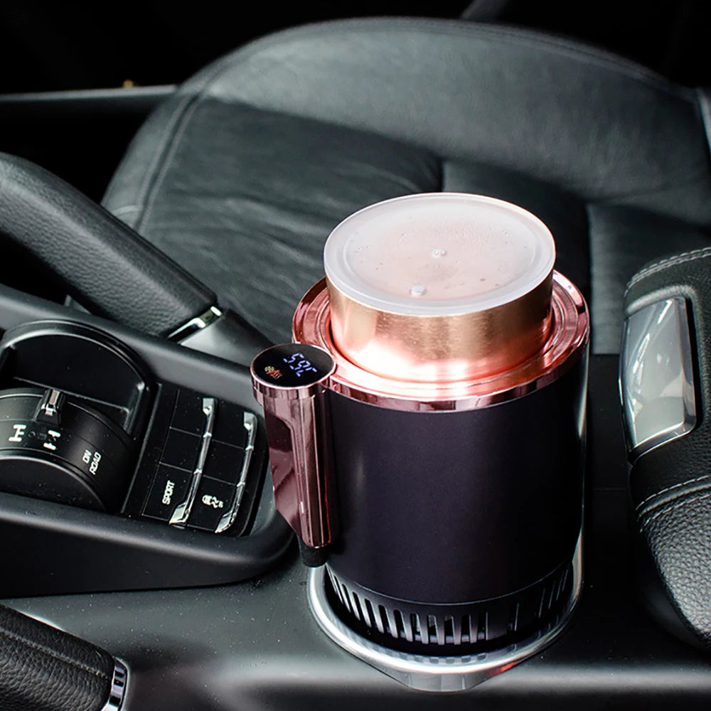Porte-gobelet intelligent 2-en-1. Parfait pour la voiture ou la maison, il refroidit ou réchauffe