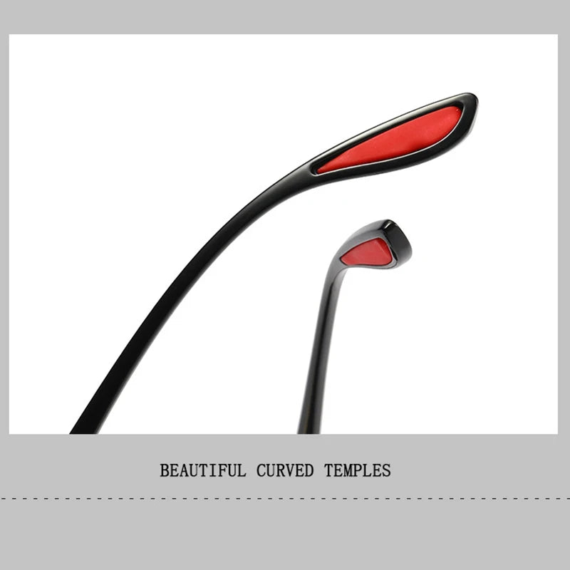 Lunettes de soleil Metal Square pour hommes et femmes