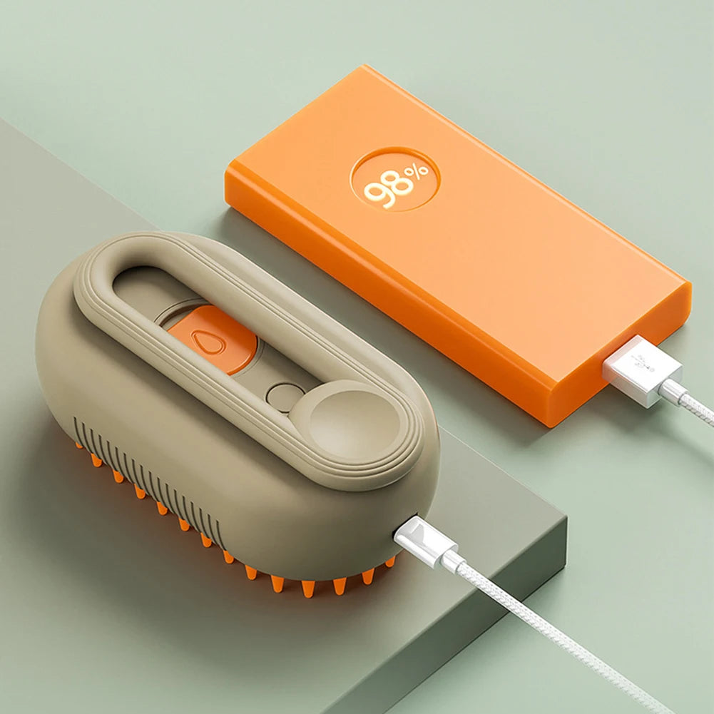 Brosse à vapeur pour chien et chat