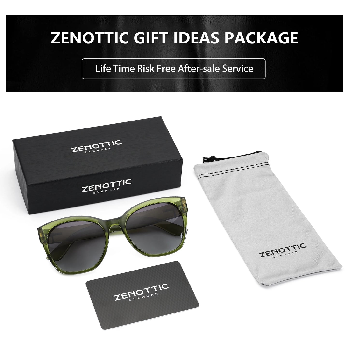 Lunettes de soleil ZENOTTIC  pour femmes
