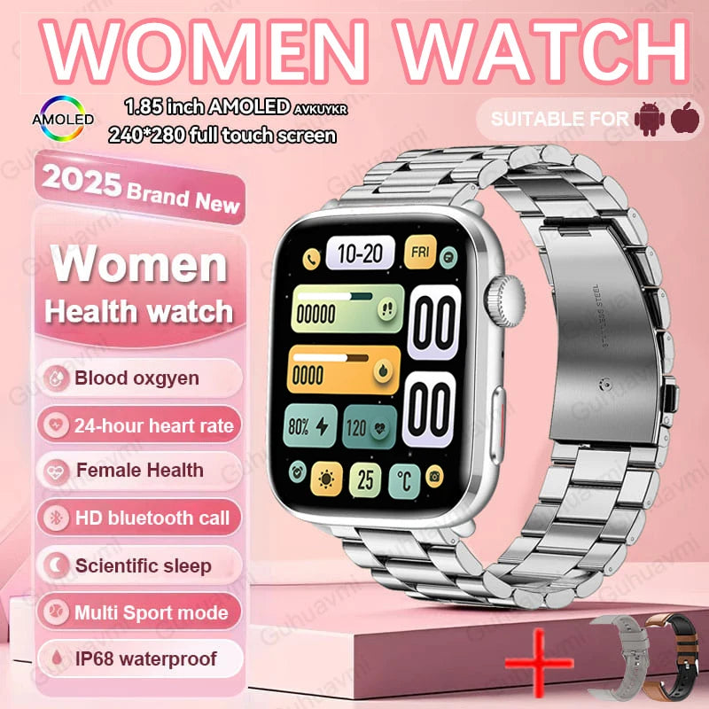 Montre intelligente Xiaomi 2025, pour les femmes. Dotée d'une technologie AI avancée